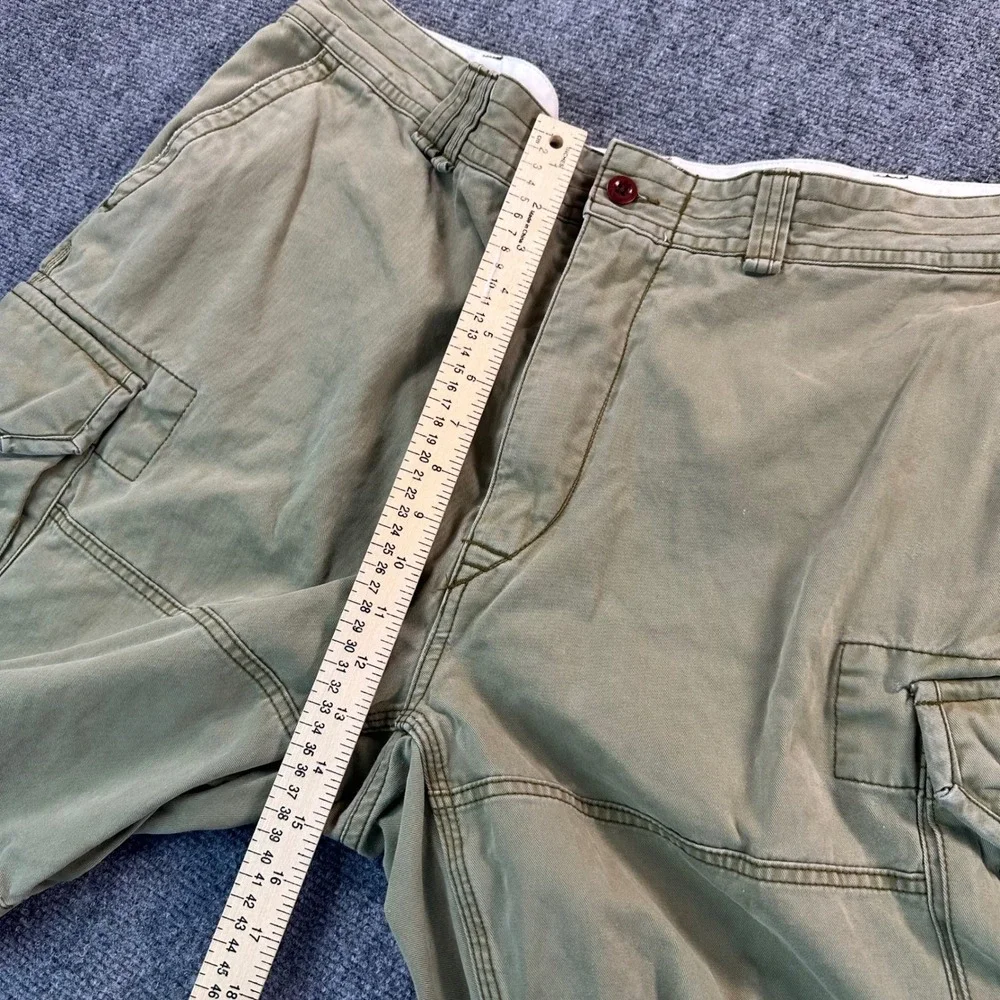 [Lot of 2] Polo Ralph Lauren Classic Chino Cargo Shorts Men's 42 Blue Tan Casual
